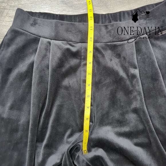 Calvin Klein Velour Wide Leg Pull On Pants Size S - Picture 4 of 6